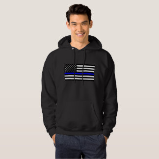 Blue Line fino señala - sudadera con capucha por