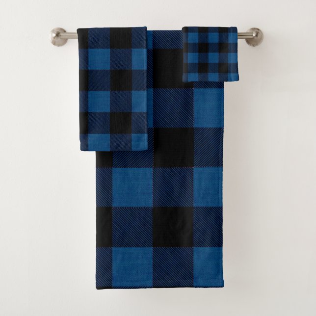 Blue Lumberjack Plaid (In situ)
