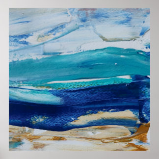 Blue Monticelli Arte lámina 