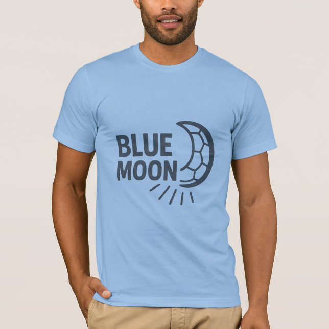 Blue Moon Rising Bella+Canvas Manga corta Jersey (Anverso)