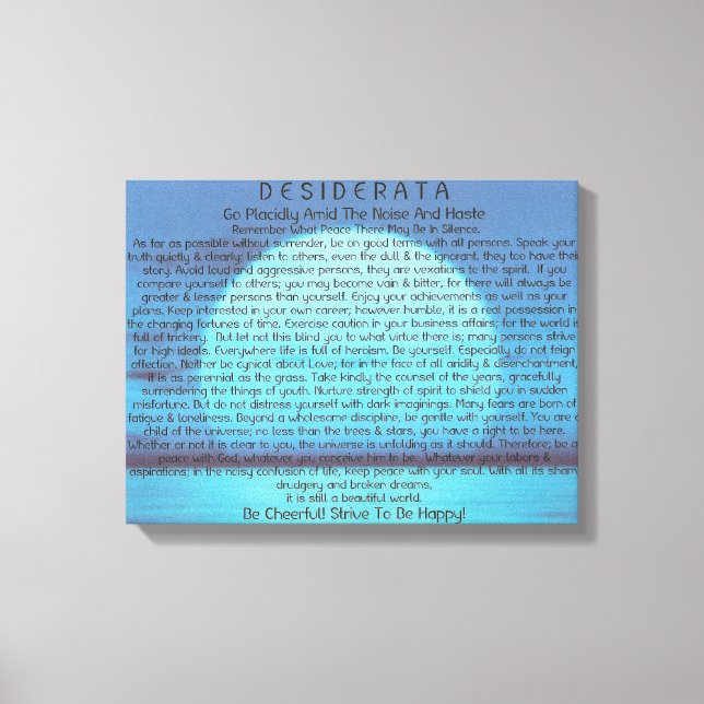 Blue Moon Rising en lienzo (Anverso)