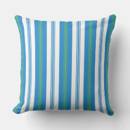Blue Morning Glory Decoración Silla de almohada