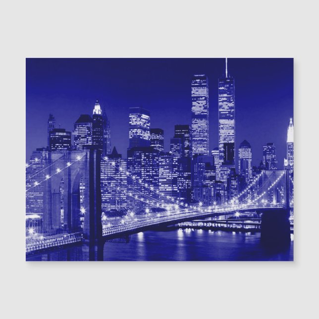 Blue New York City Night (Anverso)