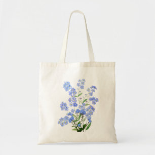 Blue olvídame de la bolsa de tote 2024