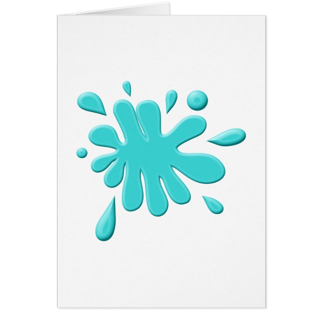 Blue Paint Splodge (Frente)