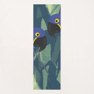 Blue Parrots Yoga Mat