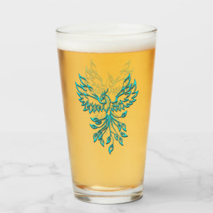 Blue Phoenix Rising en Blanco