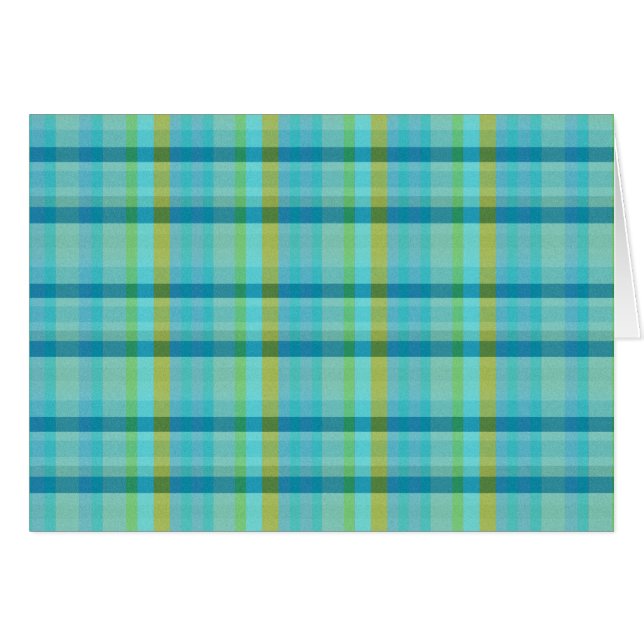 Blue Plaid by Shirley Taylor (Anverso (Horizontal))