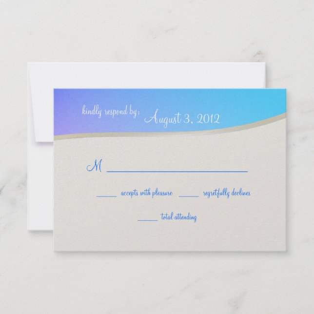 Blue Raspberry Candy Bat Mitzvah RSVP (Anverso)