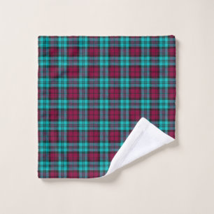 Blue Red Campbell Tartán Blackwatch Plain