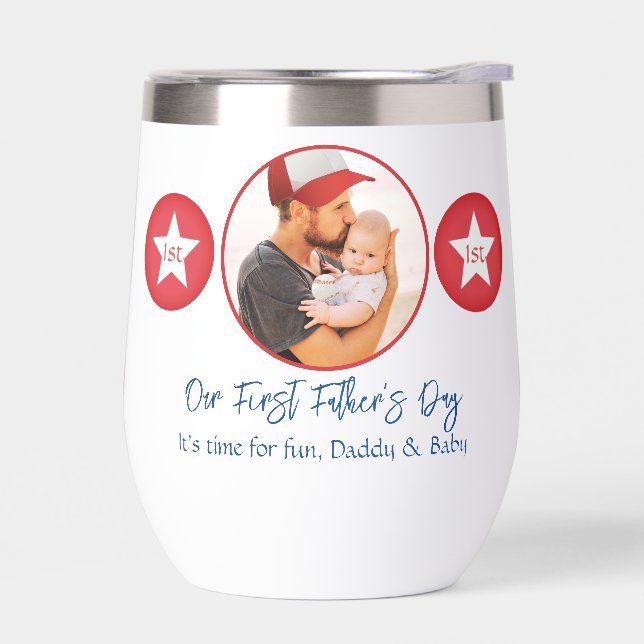 Blue Red Dad Amortización del Día de los Primeros  (Izquierdo)