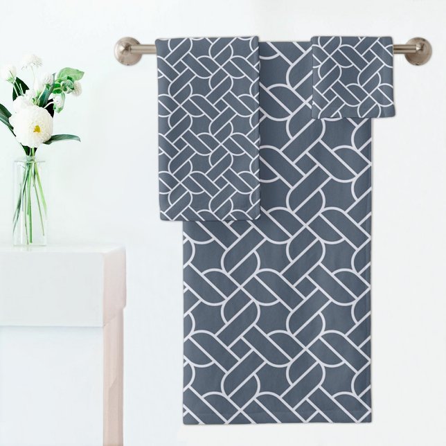 Blue Rope Pattern Towel (Subido por el creador)