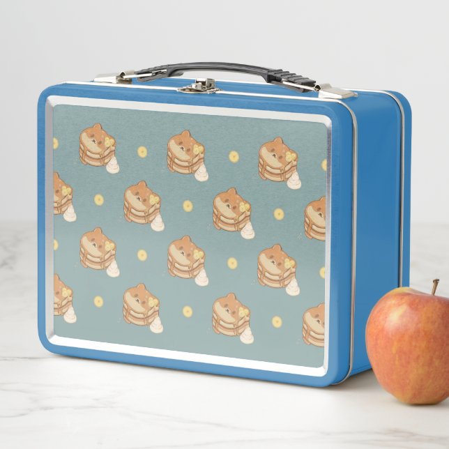 Blue Shiba Inu Lunchbox Cuppy Bento (In situ)