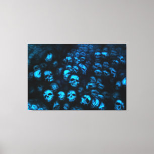 Blue Skulls lienzo