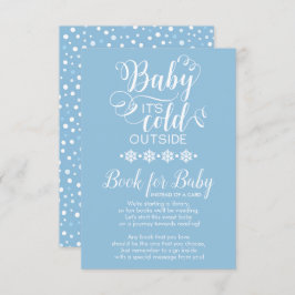 Blue Snowflakes trae un libro para la tarjeta del 