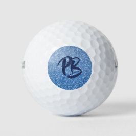Blue Sparkle de bolas de golf personalizadas