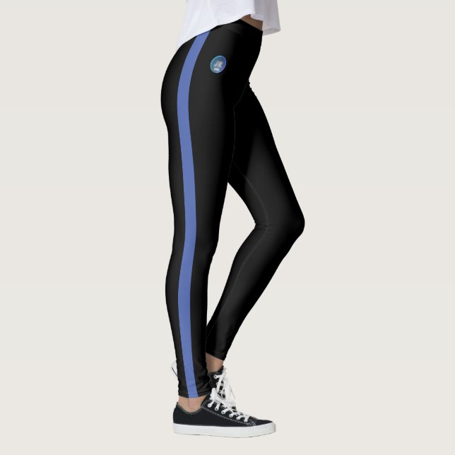 Blue Striped Ambos lados Leggings JK 2023 (Derecha)