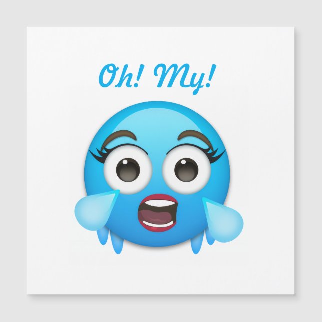 Blue Tears of Joy: The Overwhelmed Emoji (Anverso)