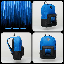 Blue Techno con mochila de Iniciales