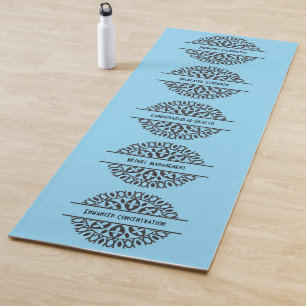 Blue Ten Health Benefits Yoga Mat