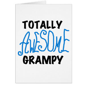 Blue Totalmente Awesome Grampy Tshirts y regalos
