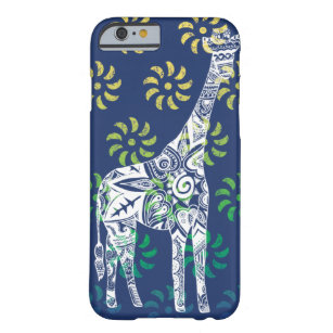 Blue Whirls Giraffe iPhone 6 funda
