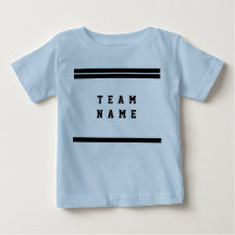 Blue White Sports Jersey Team Name Front & Back