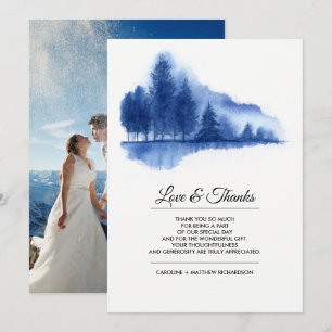 Blue Winter Forest Gracias A Las Tarjetas De Fotog