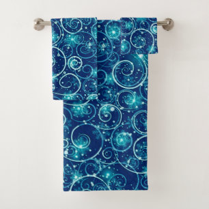 Blue Winter Swirl