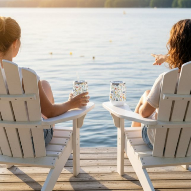 Blue Yellow Pink Floral Wildflower (Subido por el creador)