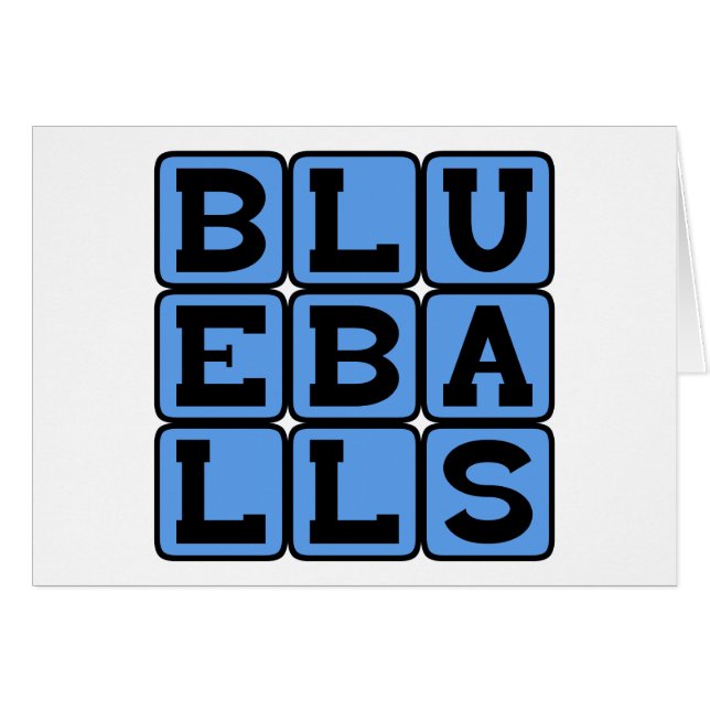 Blueballs, Bolas Azules (Anverso (Horizontal))