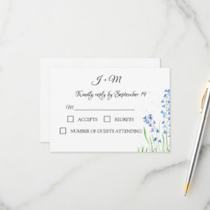 Bluebells Floral Azul Floral RSVP
