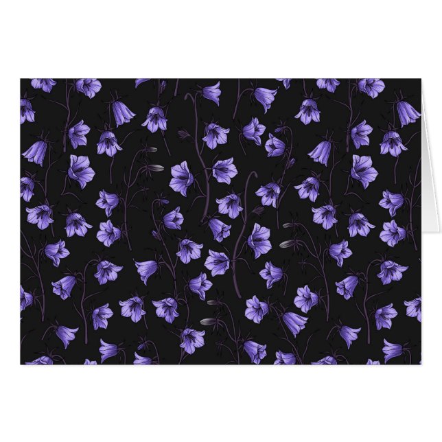 Bluebells, Harebells, Bellflowers (Anverso (Horizontal))