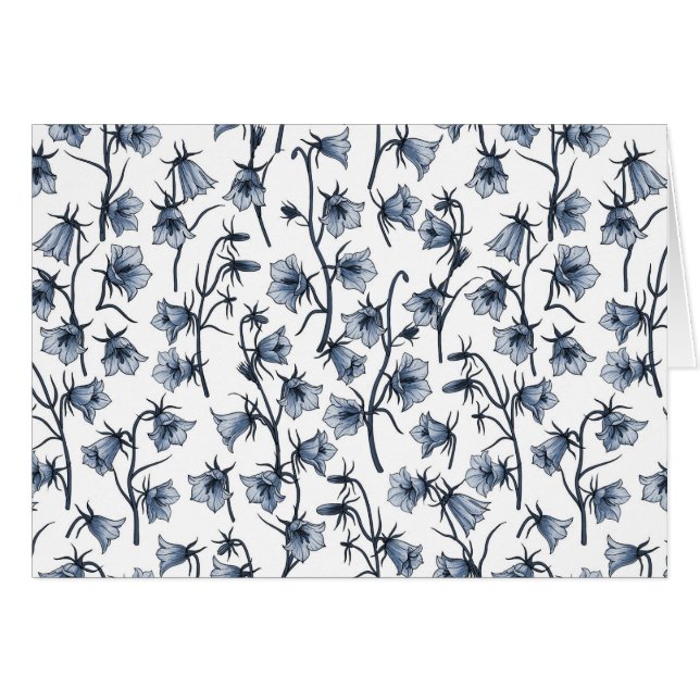 Bluebells, Harebells, Bellflowers (Anverso (Horizontal))