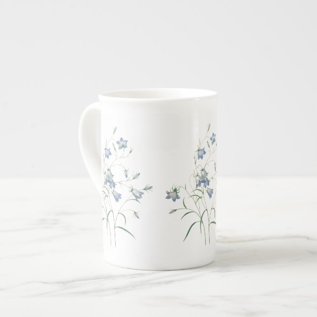 Bluebells por la taza botánica de la porcelana de (Izquierda)