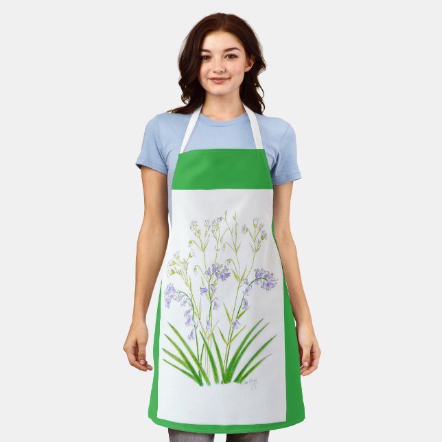 Bluebells y delantal de Stitchwort (Gastado)