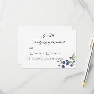 Blueberries Fruit Blueberry Modern Wedn RSVP