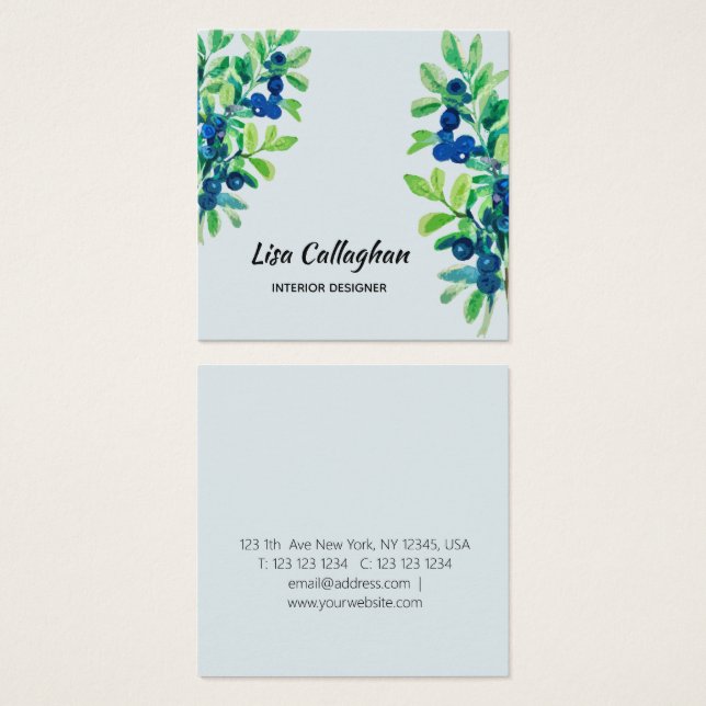 Blueberry (Anverso y reverso)