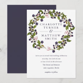 BlueBerry | Invitación a la boda de la corona