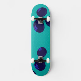Blueberry Pop – Tablero de Patineta con Patrón de 