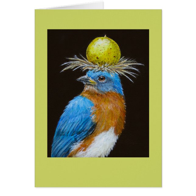 bluebird con la tarjeta del scuppernong (Frente)