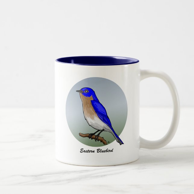 Bluebird del este rev.2.0 Mousepads y tazas (Derecha)