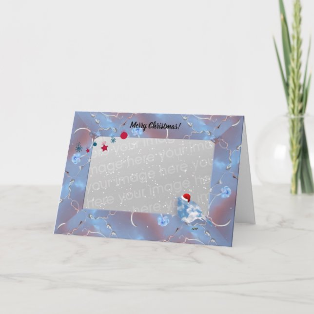 Bluebird en la plantilla de Navidades (Anverso)