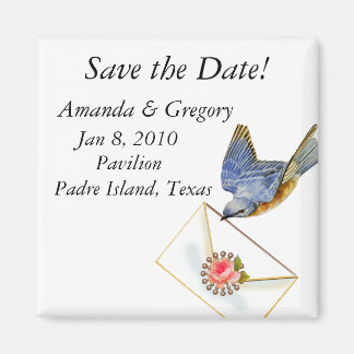 Bluebird Salvar el imán de la fecha