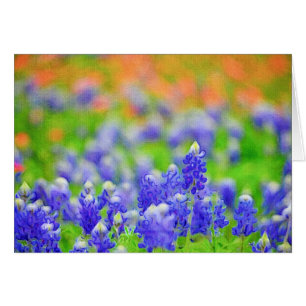 Bluebonnet en lona