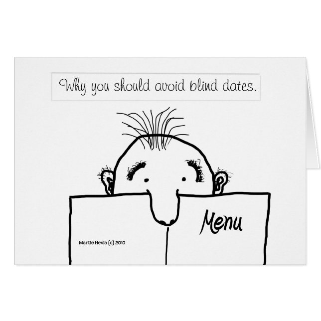 Blues de fecha ciega - Tarjeta (Anverso (Horizontal))