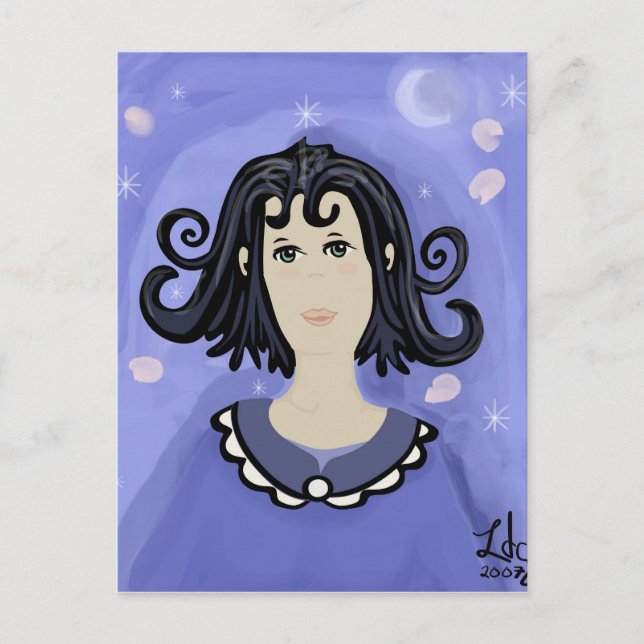 Blues en la postal nocturna (Anverso)