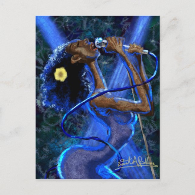 Blues en la postal rapsody (Anverso)