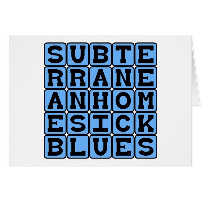 Blues subterráneos de la Homesick (Anverso (Horizontal))