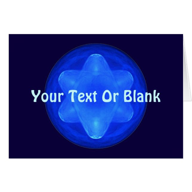 Bluestar Fractal (Anverso (Horizontal))